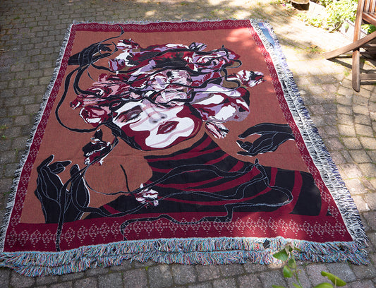 Luxe Jacquard Geweven Deken / 'a Healing Sleep'