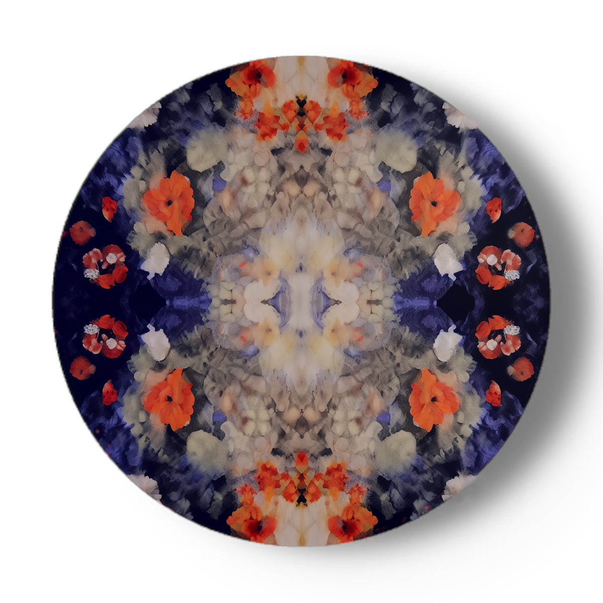Porseleinen bord / Bloemen Kaleido Serie 2