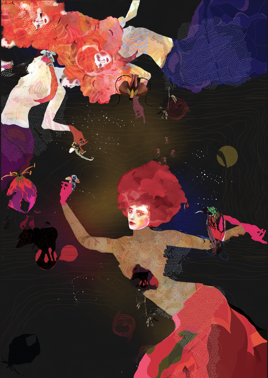 Fine Arts l Wanddecoratie  'Reaching Heights'