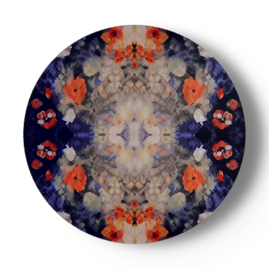 Porseleinen bord / Bloemen Kaleido Serie 2