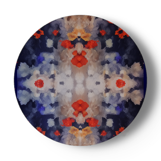 Porcelain plate / Flowers Kaleido series 